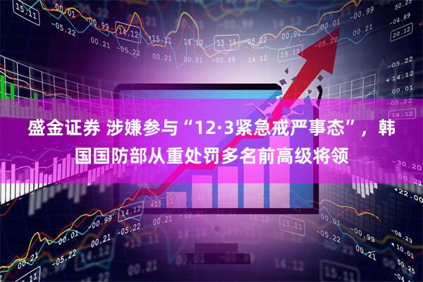 盛金证券 涉嫌参与“12·3紧急戒严事态”，韩国国防部从重处罚多名前高级将领